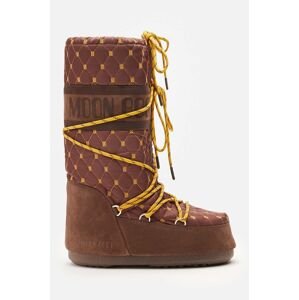 Sněhule Moon Boot Icon Quilted hnědá barva, 14029000.002