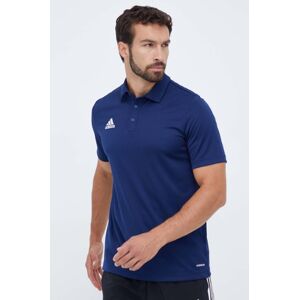 Tréninkové polo tričko adidas Performance Entrada 22 tmavomodrá barva, s potiskem, H57487