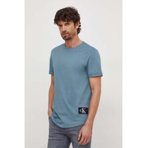Bavlněné tričko Calvin Klein Jeans s aplikací, J30J323482