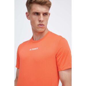 Sportovní triko adidas TERREX Multi oranžová barva, HZ6259