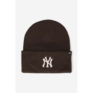 Čepice 47brand New York Yankees Haymak hnědá barva