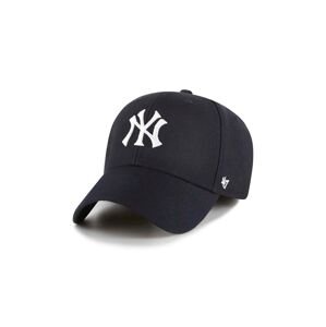 Čepice s vlněnou směsí 47brand MLB New York Yankees tmavomodrá barva, s aplikací, B-MVPSP17WBP-NYC