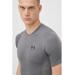 Tréninkové tričko Under Armour 1361518 šedá barva, 1361518-410