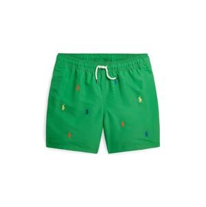 Dětské plavkové šortky Polo Ralph Lauren zelená barva