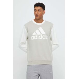 Mikina adidas pánská, zelená barva, s potiskem, IR9984