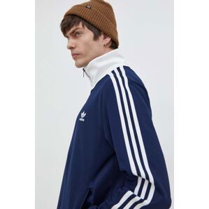 Mikina adidas Originals pánská, tmavomodrá barva, vzorovaná, IP0418