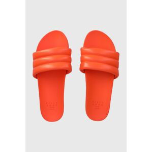 Pantofle Billabong dámské, oranžová barva