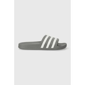 Pantofle adidas šedá barva, F35538