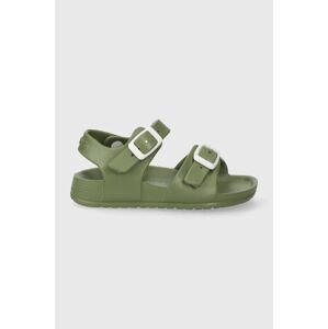 Dětské sandály Garvalin zelená barva