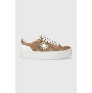 Sneakers boty Guess GIANELE4 béžová barva, FLPGN4 FAL12