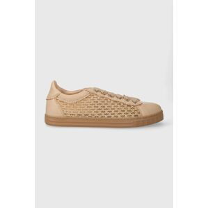 Kožené sneakers boty AGL SADE béžová barva, D936133PGK7645F680