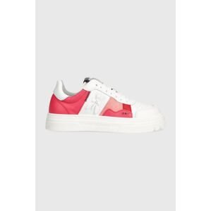 Kožené sneakers boty Patrizia Pepe růžová barva, 2Z0008 L011 FE45
