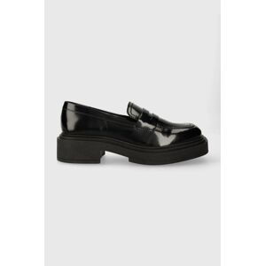 Mokasíny Steve Madden Charley dámské, černá barva, na platformě, SM11002970