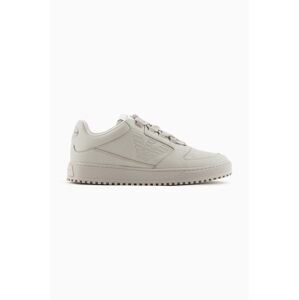 Kožené sneakers boty Emporio Armani béžová barva, X4X636 XR070 00426