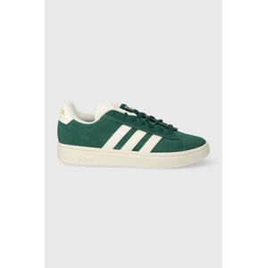 Semišové sneakers boty adidas GRAND COURT zelená barva, IE1451