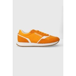 Sneakers boty Tommy Hilfiger RUNNER EVO COLORAMA MIX oranžová barva, FM0FM04960