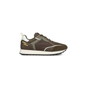 Sneakers boty Geox U PARTENIO zelená barva, U45GAA 014EK C3009