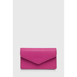 Peněženka HUGO růžová barva, 50512050