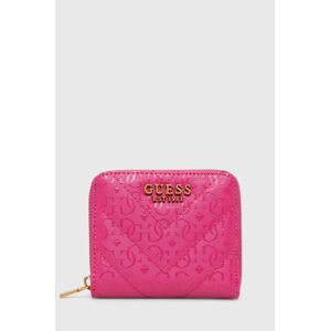 Peněženka Guess JANIA růžová barva, SWGA91 99370