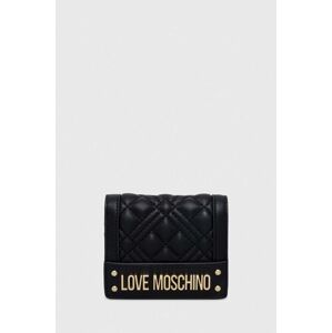 Peněženka Love Moschino černá barva