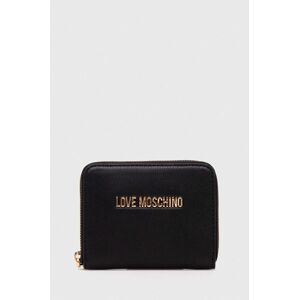 Peněženka Love Moschino černá barva