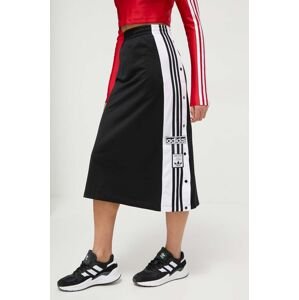 Sukně adidas Originals černá barva, mini, IU2527