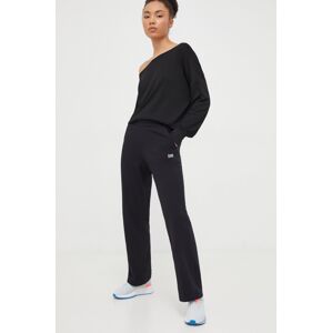 Tepláky Dkny černá barva, hladké, DP3P3406