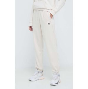 Tepláky adidas Originals Essentials Fleece Joggers béžová barva, s aplikací, IA6436