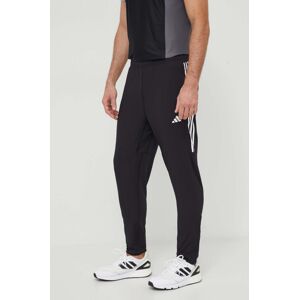 Běžecké kalhoty adidas Performance Own the Run černá barva, s potiskem, IK4982