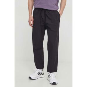 Kalhoty adidas Originals Premium Essentials Sweatpant pánské, černá barva, hladké, IS1796