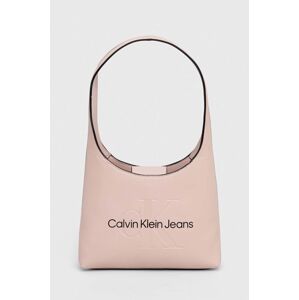 Kabelka Calvin Klein Jeans růžová barva