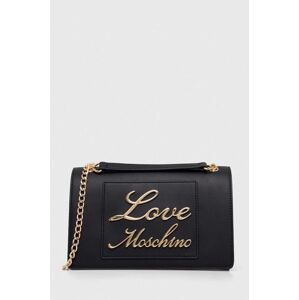 Kabelka Love Moschino černá barva