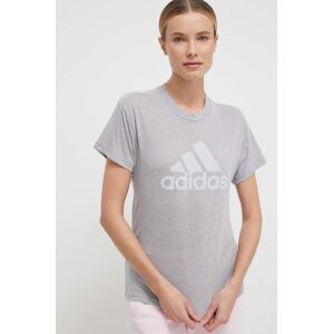 Tričko adidas šedá barva, IC0501