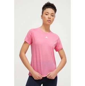 Tréninkové tričko adidas Performance Training Essentials růžová barva, IS3957