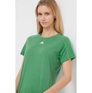 Tréninkové tričko adidas Performance Training Essentials zelená barva, IS3958