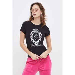 Tričko Juicy Couture černá barva