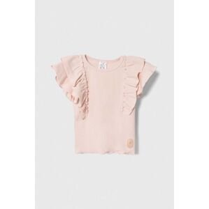 Dětské tričko Jamiks růžová barva