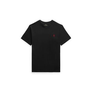 Dětské bavlněné tričko Polo Ralph Lauren černá barva
