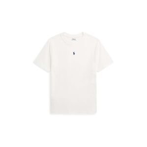 Dětské bavlněné tričko Polo Ralph Lauren bílá barva
