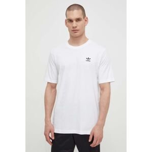 Bavlněné tričko adidas Originals Essential Tee bílá barva, s potiskem, IR9691