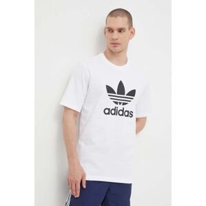Bavlněné tričko adidas Originals Trefoil bílá barva, s potiskem, IV5353