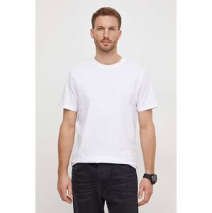 Bavlněné tričko Pepe Jeans Connor bílá barva