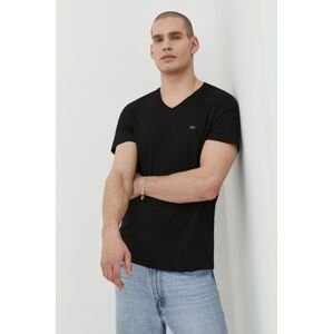 Bavlněné tričko Diesel 3-pack černá barva