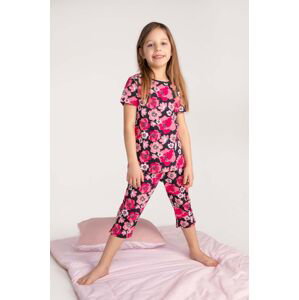 Dětské bavlněné pyžamo Coccodrillo fialová barva