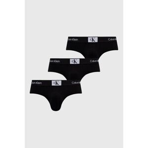 Spodní prádlo Calvin Klein Underwear 3-pack pánské, černá barva