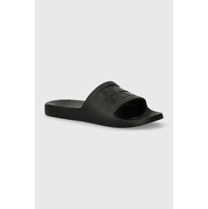 Pantofle Calvin Klein Jeans SLIDE MONOGRAM DEBOSSED EVA WN dámské, černá barva, YW0YW00102