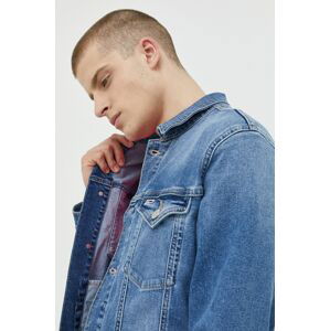 Džínová bunda Tommy Jeans pánská, přechodná