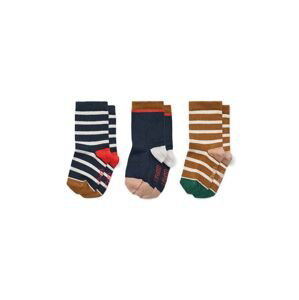 Dětské ponožky Liewood 3-pack béžová barva