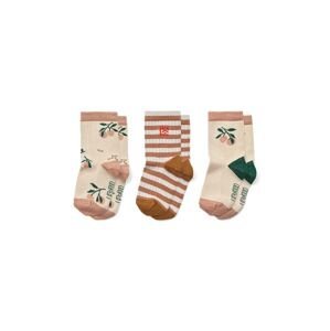 Dětské ponožky Liewood 3-pack oranžová barva