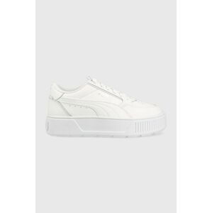 Kožené sneakers boty Puma Karmen Rebelle bílá barva, 387212